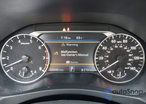 2020 Nissan Altima Sr Intelligent Awd из США, поврежденный, VIN 1N4BL4CW7LC171182